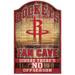 WinCraft Houston Rockets 11'' x 17'' Fan Cave Wood Sign