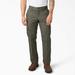 Dickies Men's Flex Regular Fit Cargo Pants - Moss Green Size 36 X 34 (WP595)