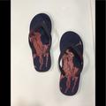 Polo By Ralph Lauren Shoes | Camino Flip Flop By Ralph Lauren Size 5 In Junior | Color: Blue/Red | Size: 5bb