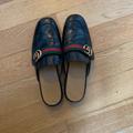 Gucci Shoes | Authentic Gucci Leather Princetown Slipper | Color: Red | Size: 7.5