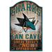 WinCraft San Jose Sharks 11'' x 17'' Fan Cave Wood Sign