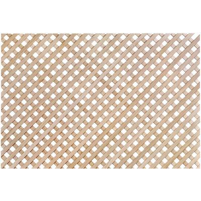 Holzgitter ganze Tafel diagonal Heizkörperverkleidung 1230x600 mm Eiche Image