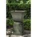 Campania International Shelbourne Cast Stone Urn Planter Concrete | 21.5 H x 21.75 W x 21.75 D in | Wayfair P-830-CB