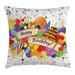 East Urban Home Happy Birthday Indoor/Outdoor 26" Throw Pillow Cover Polyester | 26 H x 26 W x 0.1 D in | Wayfair 29E19AD0EA87416B88B7ACF75DD61A9C