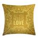 East Urban Home Indoor/Outdoor 36" Throw Pillow Cover Polyester | 36 H x 36 W x 0.1 D in | Wayfair FAFFA04DD0EB471D854CD15F6A0CCF6B