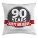 East Urban Home 90th Birthday Indoor/Outdoor 26" Throw Pillow Cover Polyester | 26 H x 26 W x 0.1 D in | Wayfair D3C1BAC1F7774B109B09B54D3A000388