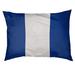 East Urban Home New England Throwback Football Stripes Indoor Pillow Polyester in Blue/White | 6 H x 28 W x 18 D in | Wayfair