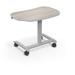 MooreCo Hierarchy Manufactured Wood 42.3" Standing Desk Wood/Metal in White | 42.3 H x 36 W x 24 D in | Wayfair 59040-D-8201-PL