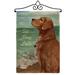 Breeze Decor Stay Love Burlap Nature Pets Impressions Decorative 2-Sided Polyester 1.5 x 1.1 ft Garden Flag in Black/Brown | Wayfair