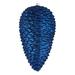 The Twillery Co.® Matte Glitter Pinecone Christmas Ornament Plastic in Blue | 7 H x 3.5 W x 3.5 D in | Wayfair B231E8C3B40B407591C2C608367B07ED