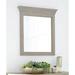 Pyatt Modern & Contemporary Beveled Accent Mirror Wood in Brown Laurel Foundry Modern Farmhouse® | 36 H x 32 W x 3 D in | Wayfair