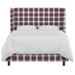 August Grove® Fuhrman Low Profile Standard Bed Upholstered/Metal/Cotton | 55 H x 77 W x 89 D in | Wayfair C4D6782210B54A2D91EB96A01144BA9F