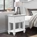 Alcott Hill® Abacoa Eoin Single Drawer Nightstand Wood in White | Wayfair E645BB3B541148DA8C2D4F24D827DA59