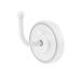 Darby Home Co Gober Wall Mounted Robe Hook Metal in White | 2 H x 2 W x 3 D in | Wayfair 0D1DDF428D99435986FCDDCC3F0264DA