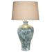 World Menagerie Jersie 28" Table Lamp Ceramic/Fabric in Green | 28 H x 16 W x 16 D in | Wayfair 3270F12407134C78A56FF1E9F1FCBA87