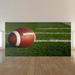 Ebern Designs Thorgund Football Peel & Stick Wallpaper Panel Fabric in Green | 96 W in | Wayfair 2FF7E5FEAB9846E8B846DE168050077F