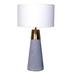 Everly Quinn 25" Table Lamp Concrete in Gray/White | 25 H x 13 W x 13 D in | Wayfair E4B0436D0C184DA59062BD7C0B55E04E