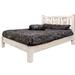 Loon Peak® Homestead Collection Pine Platform Bed Wood in White | 47 H x 60 W x 81 D in | Wayfair AAA204A49ADD4E0B86FC854EBE735FD7