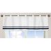 Sweet Jojo Designs Hotel Curtain Striped Cotton Tailored 54" Window Valance 100% Cotton in Blue | 15 H x 54 W x 0.75 D in | Wayfair
