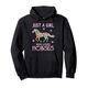 Just A Girl Who Loves Horses Pferd Geschenk Mädchen Pullover Hoodie