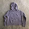 American Eagle Outfitters Sweaters | American Eagle Outfitters Hooded Knit Sweater, L | Color: Gray/Pink | Size: L