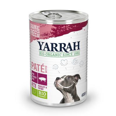 12x400g Pate Pork Yarrah Hundenassfutter