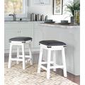 Serrano Counter Stool White in White - Powell D1123B17CSW