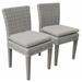 Latitude Run® Saralyn Patio Dining Side Chair w/ Cushion Wicker/Rattan in Gray | 36 H x 21 W x 18 D in | Wayfair 5C10B0D4C7E6453EA82A15CDC8B8E7FB