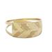 Glittering Texture,'Combination-Finish 10k Gold Band Ring from Brazil'
