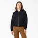 Dickies Women's Quilted Bomber Jacket - Black Size S (FJ800)