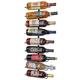 Southern Homewares Wall Mount Wine Storage Rack, Holds Up to 9 Bottles