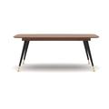 sohoConcept Ana Drop Leaf Extendable Solid Wood Dining Table Wood/Metal in White | 30 H in | Wayfair SSA-ANA-02