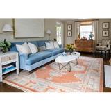 Blue/Brown 66 x 0.3 in Area Rug - Erin Gates by Momeni Oriental Hand-Knotted Wool Rust/Ivory/Blue Area Rug Wool | 66 W x 0.3 D in | Wayfair