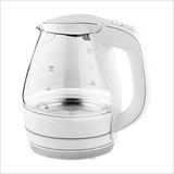 OVENTE 1.5 qt. Electric Tea Kettle Glass/Plastic in White | 9.3 H x 6 W x 8 D in | Wayfair KG83W