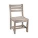 Ebern Designs Archstone Island Bar Height Patio Dining Chair Plastic/Resin in Gray | 33.25 H x 19 W x 21.5 D in | Wayfair