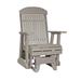 Ebern Designs Bosom Classic Outdoor Glider Chair, Stainless Steel in Gray | 43 H x 30 W x 30 D in | Wayfair F5933F7314464BF6B5C5C1A11F3F9A26