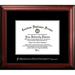Campus Images Minnesota State University Mankato Embossed Diploma Picture Frame Wood in Brown/Red | 16.25 H x 18.75 W x 1.5 D in | Wayfair