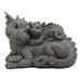 World Menagerie Ide Whimsical Piggyback Dragon Family Figurine Resin in Gray | 7.25 H x 10.25 W x 6 D in | Wayfair A8900C6EB0A5478E8EFF39DBF2779F56