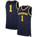 Men's Jordan Brand Navy Michigan Wolverines Replica Jersey