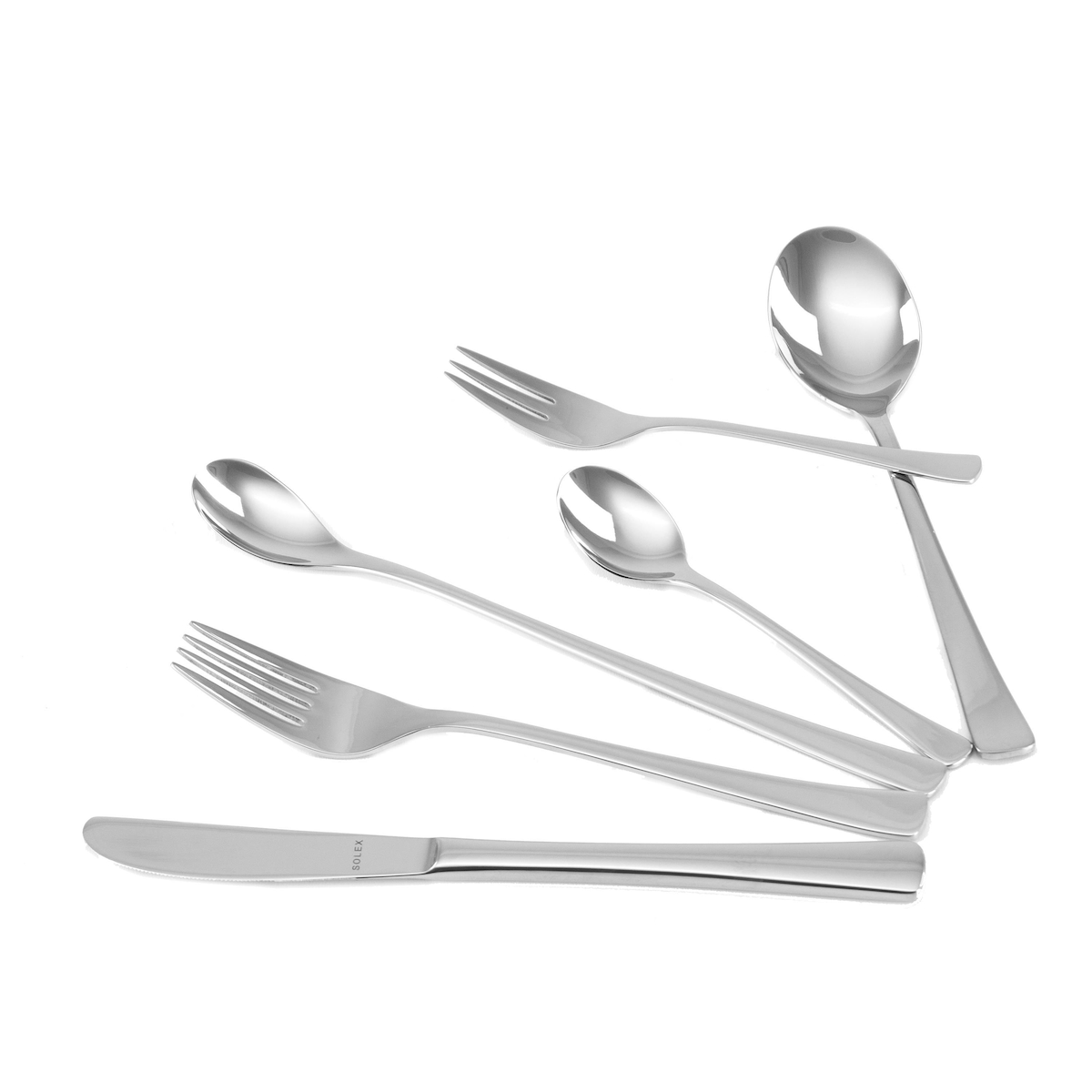 Solex Karina Besteckset 72 teilig inkl. Latte Macchiatolöffel Limonadenlöffel Image