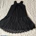 Anthropologie Dresses | Anthropologie Floreat Black Pleated Lace Dress | Color: Black | Size: 6