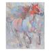 East Urban Home Ready To Soar Iii Horses Soft Sherpa Blanket Microfiber/Fleece/Microfiber/Fleece | 68 W in | Wayfair