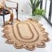 White 96 x 0.39 in Indoor Area Rug - World Menagerie Tirto Handmade Flatweave Jute/Sisal Natural Area Rug Jute & Sisal | 96 W x 0.39 D in | Wayfair