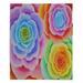 East Urban Home Joyous Flowers I Soft Sherpa Blanket Microfiber/Fleece/Microfiber/Fleece | 51 W in | Wayfair 88E7C6971FD1479B8E05E846F792649C