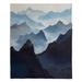 East Urban Home Misty Mountains I Soft Sherpa Blanket Microfiber/Fleece/Microfiber/Fleece | 68 W in | Wayfair 5E7E56327B4A481EB7CAD20A2EE6AB00