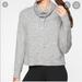 Athleta Sweaters | Athleta Grey Heathered Cowl Neck Pullover | Color: Gray | Size: Xs