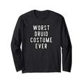 Couples Halloween Costume Shirts Worst Druid Costume Ever Langarmshirt