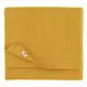 Linen & Cotton Tablecloth Table Linen Cloth Hygge - 100% Linen, Mustard Yellow (140 x 220 cm) Rectangular Washable Table Cloth for Home Kitchen Dining Table Decoration Restaurant Hotel Summer Party