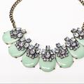 Anthropologie Jewelry | Baublebar Mint Tear Drop Stone Necklace | Color: Green | Size: Os