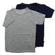Minymo 2er Pack Kinder Jungen T-Shirt, Kurzarm, Alter 3-4 Jahre, Größe: 104, Farbe: Dunkelblau und Grau, 3932